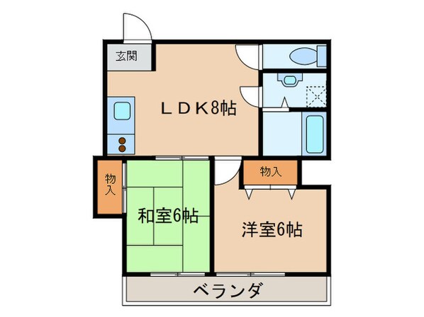 ロイヤル暁の物件間取画像